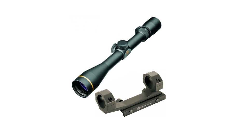 Leupold VX-3i 3.5-10x40mm CDS Matte Duplex w/Mark 2 Integrated Mount System, 1in Ring, 170683-KIT1