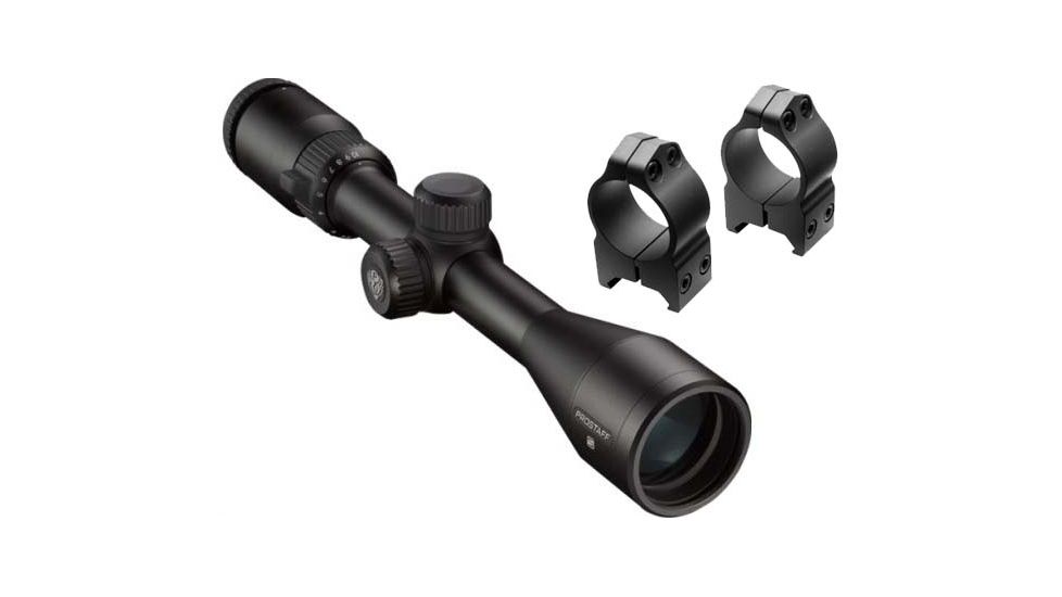 Nikon PROSTAFF 5 2.5-10x40 Rifle Scope w/NP Reticle 6735 w/ FREE Nikon S-Series High Rings Black Matte Steel 16157 6735-KIT2