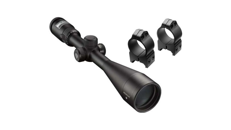 Nikon PROSTAFF 5 3.5-14x50 Rifle Scope w/BDC Reticle 6745 w/ FREE Nikon S-Series High Rings Black Matte Steel 16157 6745-KIT2