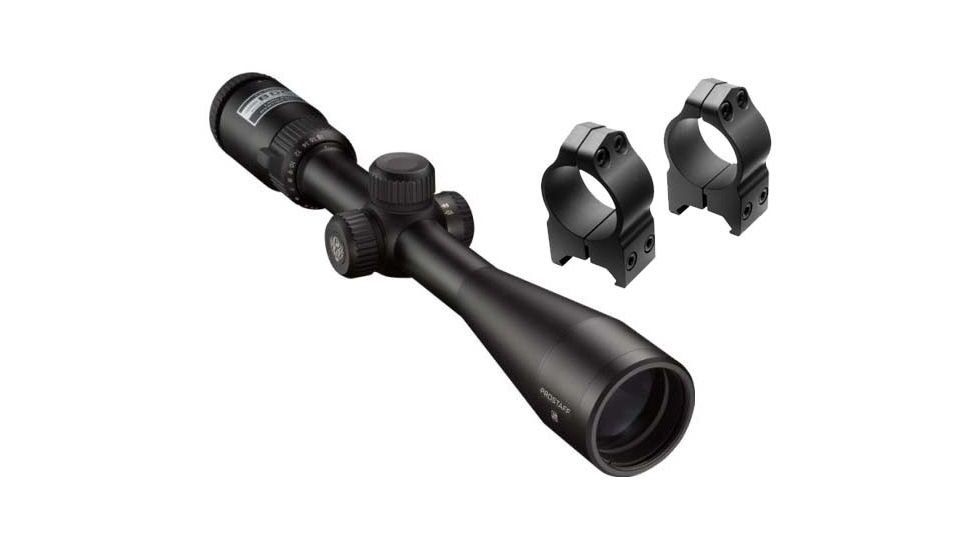 Nikon PROSTAFF 5 4.5-18x40 Rifle Scope w/BDC Reticle 6747 w/ FREE Nikon S-Series Med. Rings Black Matte Steel 16156 6747-KIT1