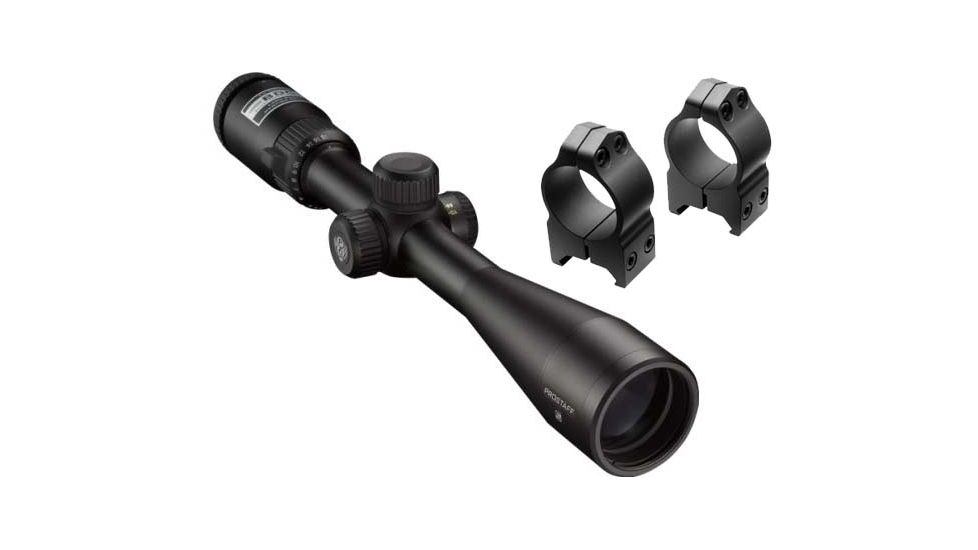 Nikon PROSTAFF 5 4.5-18x40 Rifle Scope w/BDC Reticle 6747 w/ FREE Nikon S-Series High Rings Black Matte Steel 16157 6747-KIT2