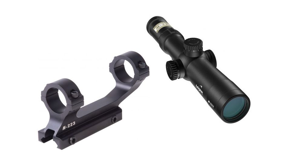 Nikon M-223 2.5-10x40mm Laser IRT M-223 Rifle Scope, Matte w/ BDC 600 Reticle 8491 w/ Nikon M-223 XR Mount 833