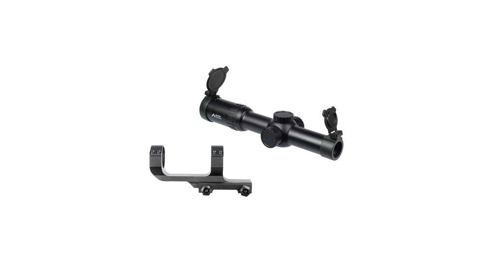 Primary Arms SLx 1-6X24mm Rifle Scope, 30mm Tube, Second Focal Plane, 7.62X39 Reticle, Matte, Black, w/ Deluxe AR15 30mm Scope Mount