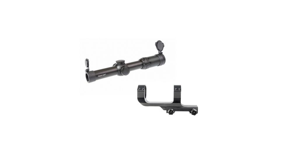 Primary Arms Classic 1-4X24mm Illuminated Rifle Scope PA14X w/ Deluxe AR15 30mm Scope Mount