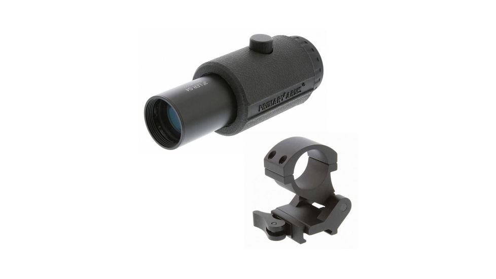 Primary Arms Classic 3X LER Red Dot Magnifier Gen IV w/ Quick Detachable Flip to Side Magnifier Mount - 1.75 in. Height