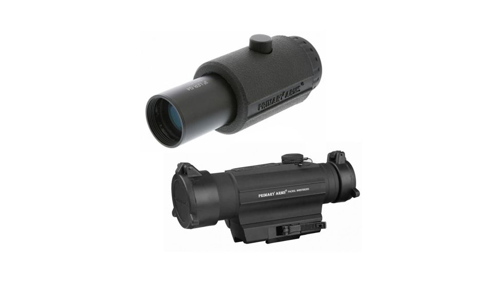 Primary Arms SLx Red Dot Sight w/Integrated Green Laser w/ 3X LER Red Dot Magnifier Gen IV