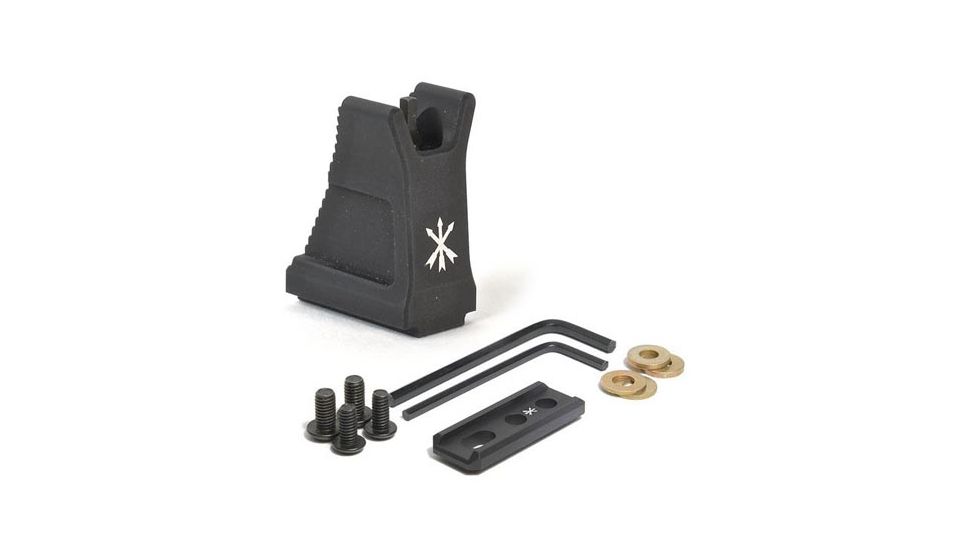 Unity Tactical M-LOK Compatible FUSION Adapter, Black FUS-MFA W/ Unity Tactical Fixed Front Sight, Black FUS-S2B FUS-MFA-KIT7