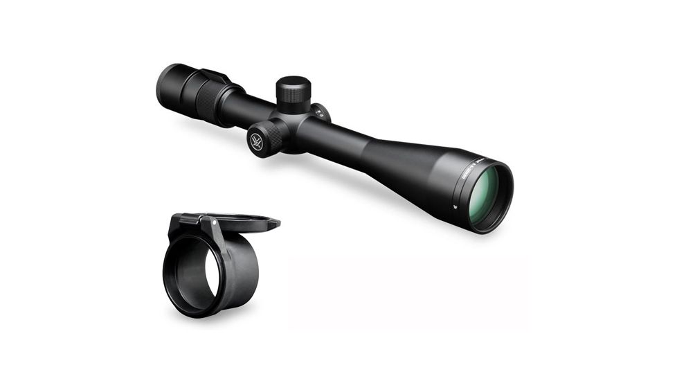 Vortex Viper PA 6.5-20x50 mm Rifle Scope, 30 mm Tube, Second Focal Plane, Black, Hard Anodized, Non-Illuminated Mil-Dot Reticle, MOA Adjustment, w/ Vortex Defender Flip Cap, VPR-M-06MD-KIT1