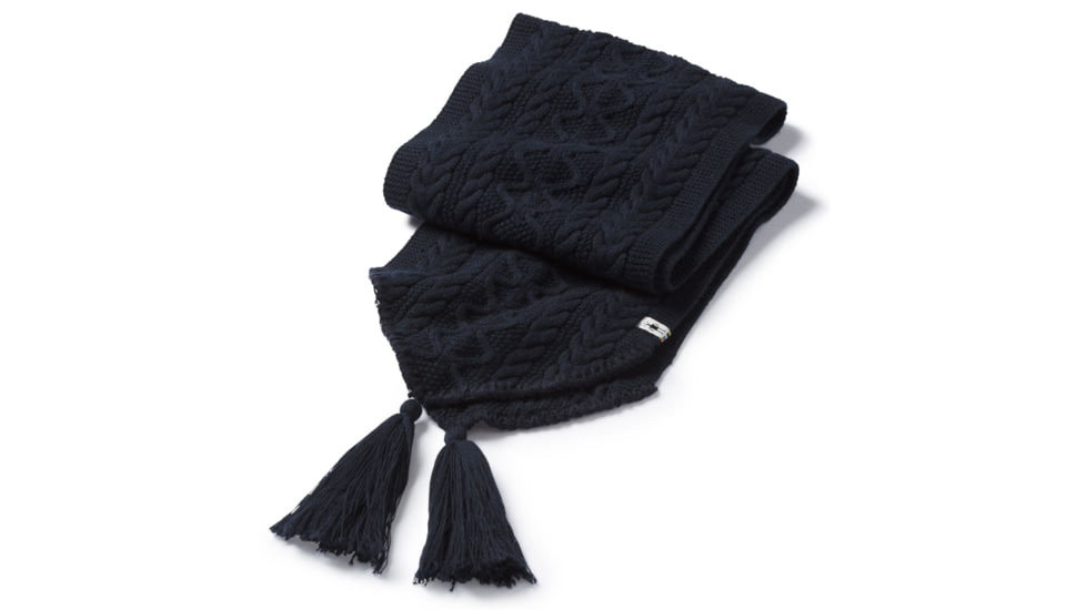 Smartwool Bunny Slope Scarf -Unisex, Deep Navy Heather, Unisex Medium, SW000443108-1FM