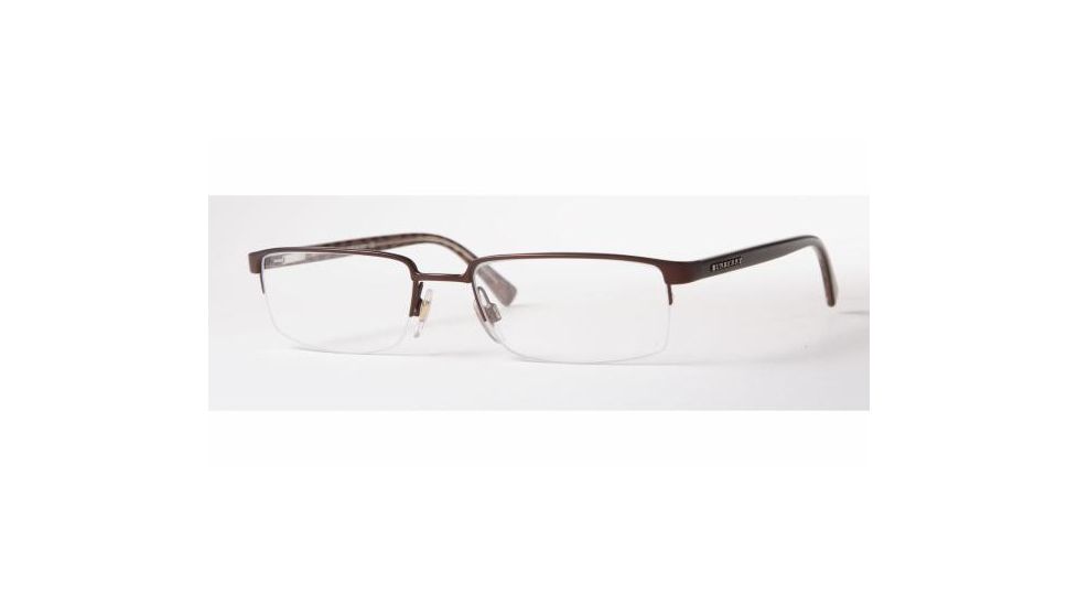 Burberry Eyeglasses BE1006 with Rx Prescription Lenses 1012-5200 - Matte Brown Frame