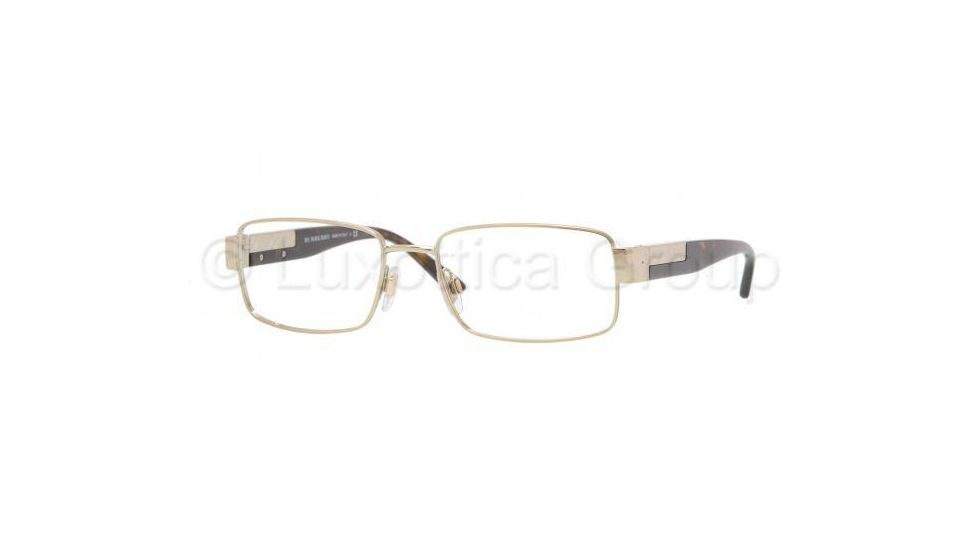 Burberry BE1135 Bifocal Eyeglasses Burberry Gold Frame / 52 mm Prescription Lenses, 1002-5217