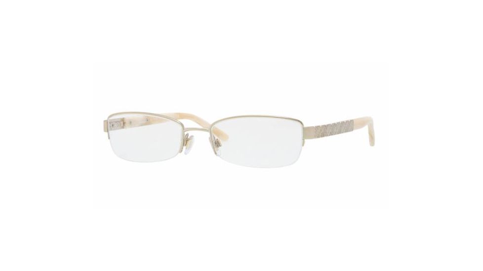 Burberry BE1140 Progressive Eyeglasses - Burberry Gold Frame / 50 mm Prescription Lenses, 1002-5017