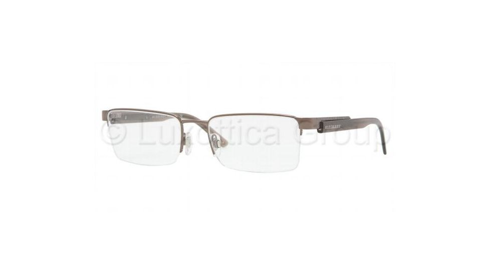 Burberry BE1144 Progressive Eyeglasses Dark Gray Frame / 52 mm Prescription Lenses, 1091-5218