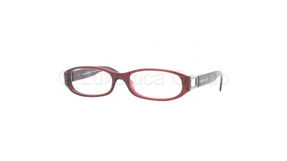 Burberry BE2045 Bifocal Eyeglasses Oxblood Frame / 52 mm Prescription Lenses, 3014-5216