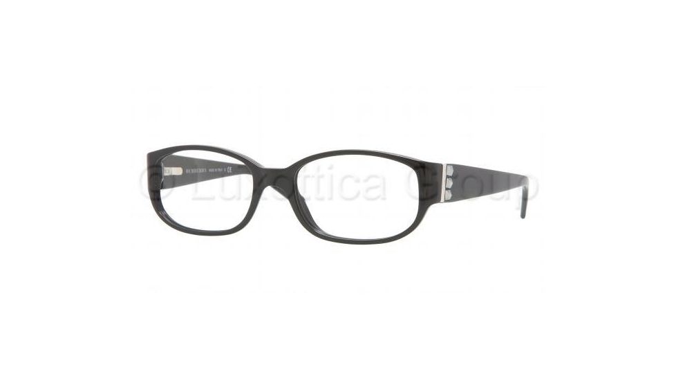 Burberry BE2068B Progressive Eyeglasses Shiny Black Frame / 50 mm Prescription Lenses, 3001-5017