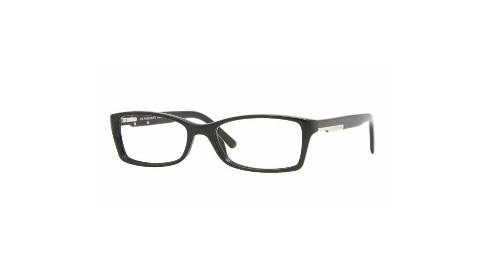 Burberry BE2076 Progressive Eyeglasses - Shiny Black Demo Lens Frame / 50 mm Prescription Lenses, 3001-5016