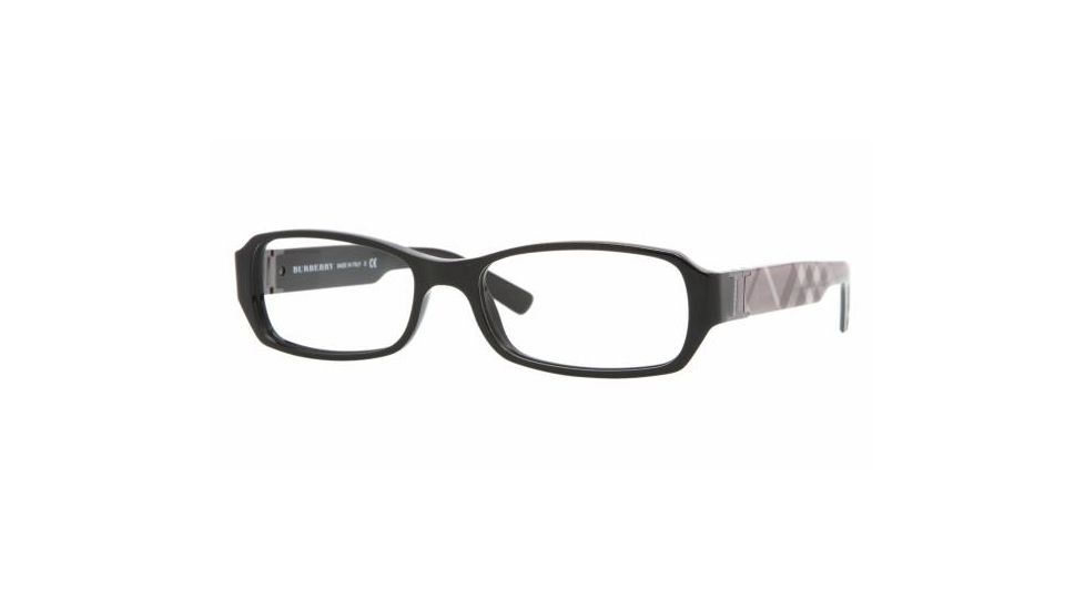 Burberry BE2082A SV Prescription Eyeglasses - Shiny Black Frame / 51 mm Prescription Lenses, 3001-5116