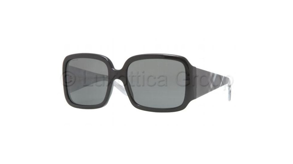 Burberry BE4073 Progressive Sunglasses Black Frame / 55 mm Prescription Lenses, 316987-5517