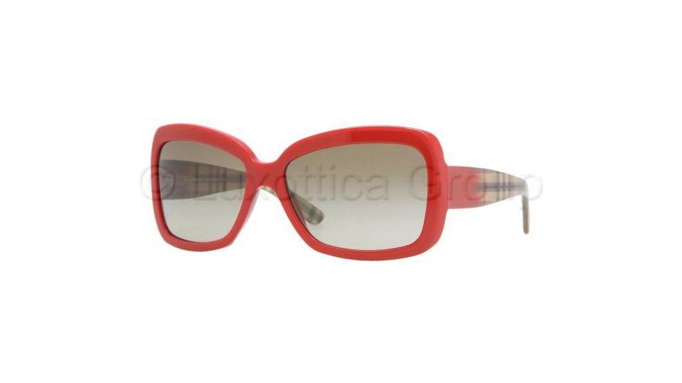 Burberry BE4074 Progressive Sunglasses - Red Frame / 58 mm Prescription Lenses, 320113-5815