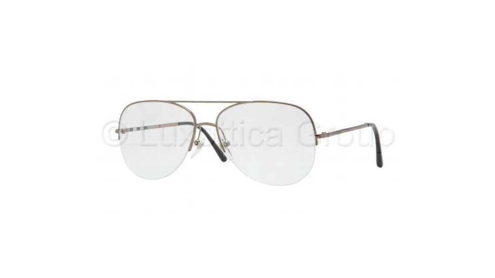 Burberry BE1226 Bifocal Prescription Eyeglasses 1143-5515 - Dark Steel Frame