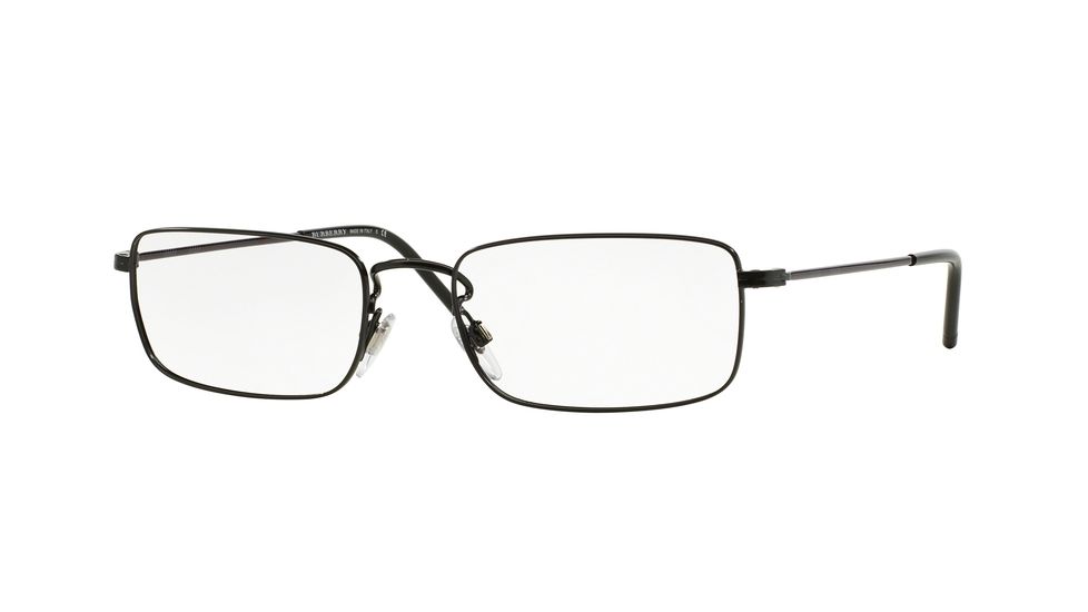 Burberry BE1274 Single Vision Prescription Eyeglasses 1007-53 - Matte Black Frame