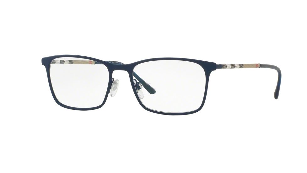 Burberry BE1309Q Progressive Prescription Eyeglasses 1224-54 - Blue Rubber Frame