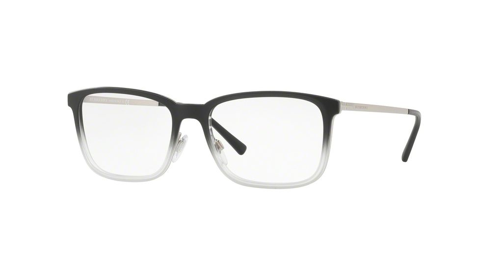 Burberry BE1315 Single Vision Prescription Eyeglasses 1159-54 - Matte Black Gradient Frame