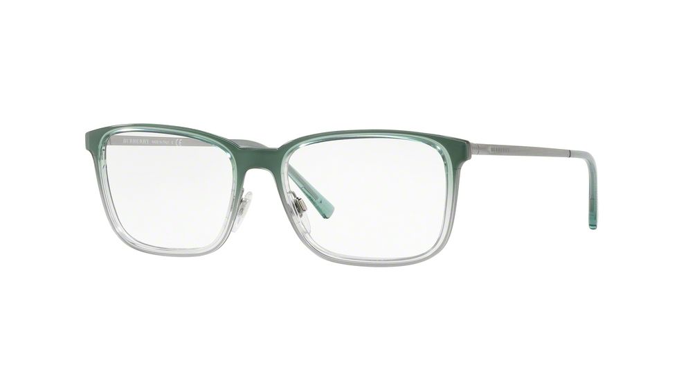 Burberry BE1315 Single Vision Prescription Eyeglasses 1242-54 - Green Gradient Frame
