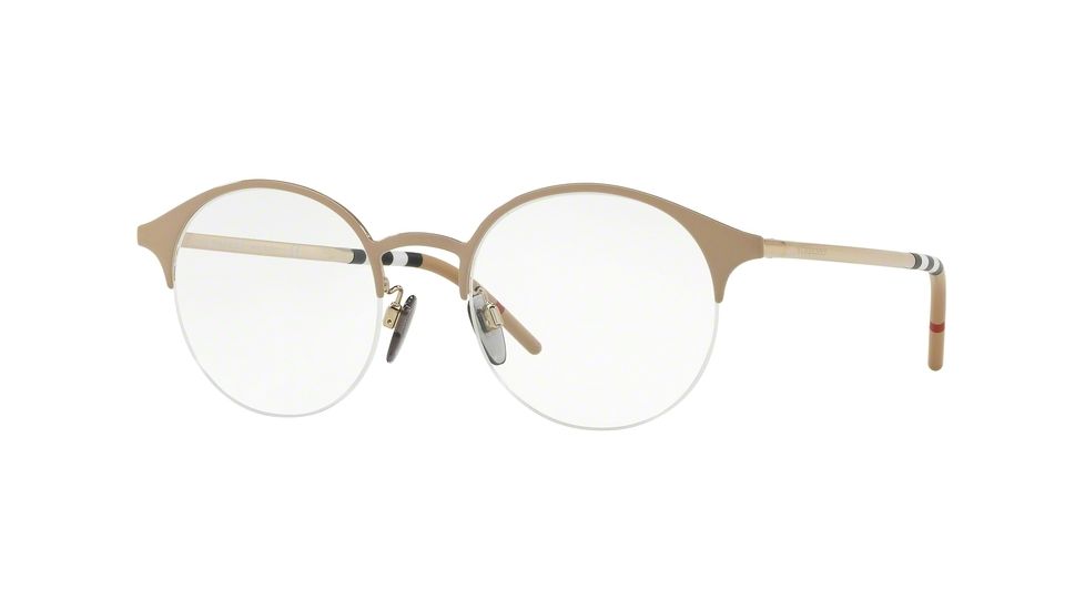Burberry BE1328 Bifocal Prescription Eyeglasses 1236-51 - Beige/light Gold Frame