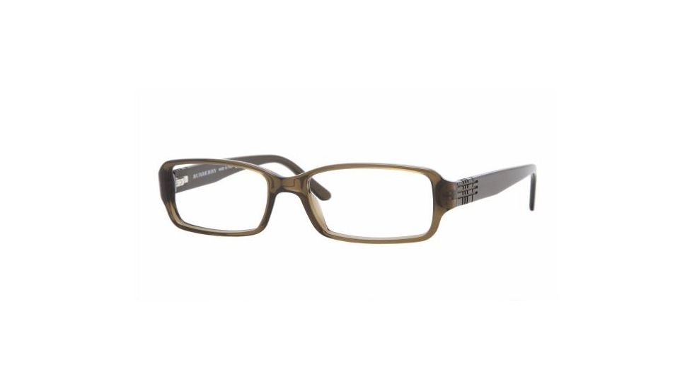 Burberry BE2049 Progressive Eyeglasses - Olive Green Frame w/ 53 mm Diameter Lenses, 3010-5316
