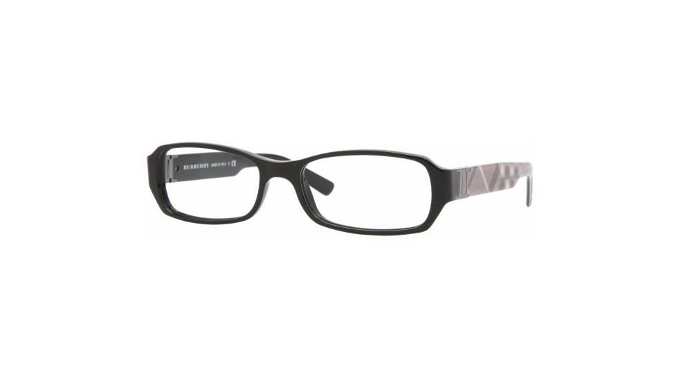 Burberry BE2082A #3001 - Shiny Black Frame, Demo Lens Lenses