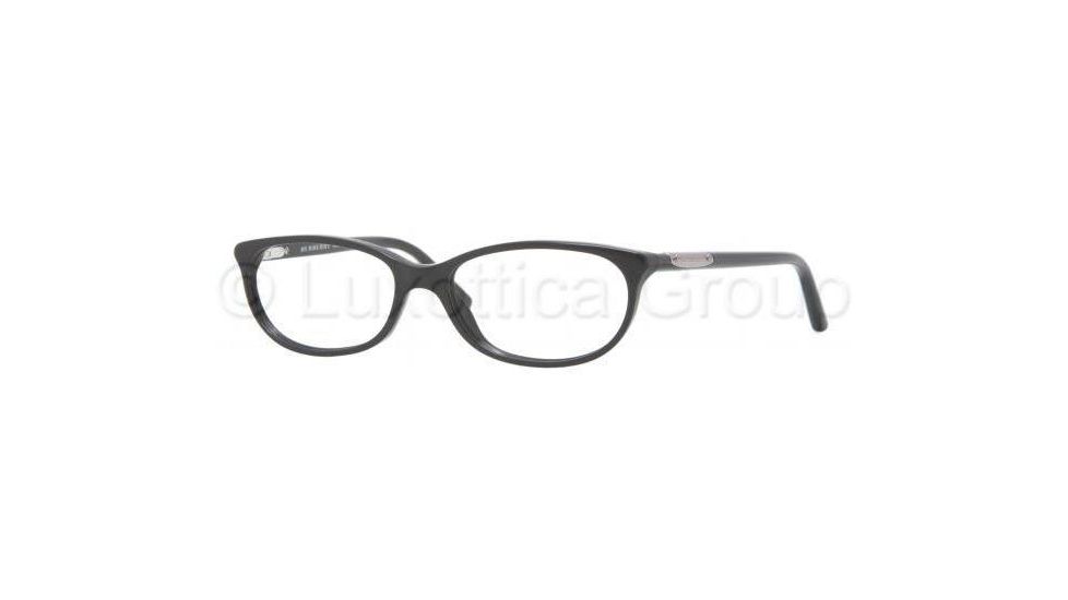 Burberry BE2097 Single Vision Prescription Eyewear 3001-5015 - Shiny Black 