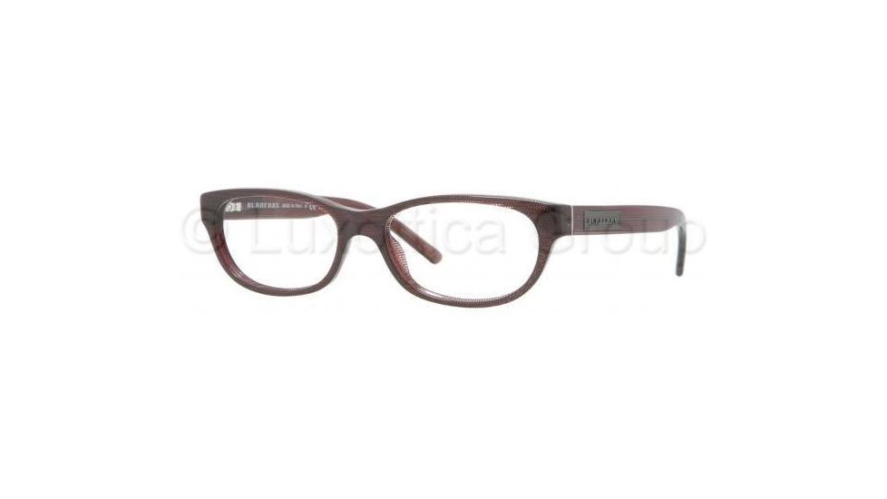 Burberry BE2106 Bifocal Prescription Eyeglasses 3224-5115 - Striped Violet Frame