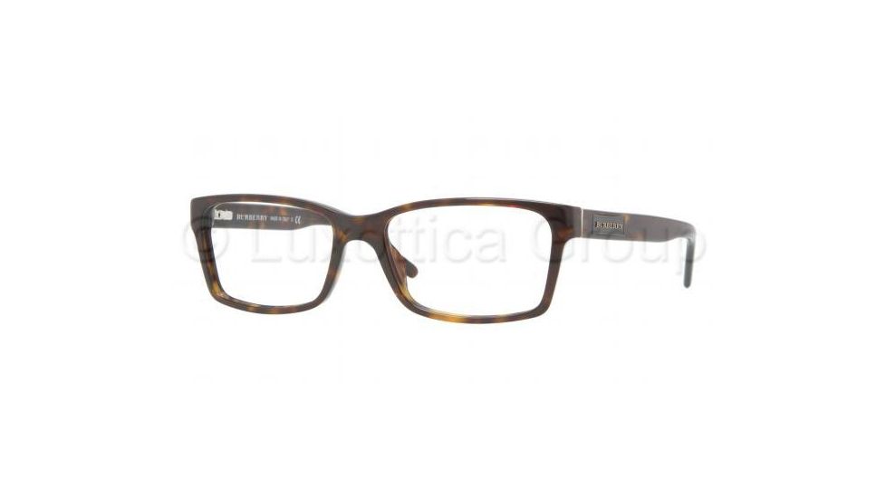 Burberry BE2108 Progressive Prescription Eyeglasses 3002-5216 - Dark Havana Frame