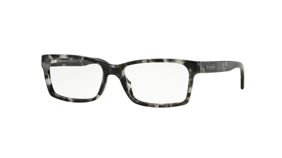 Burberry BE2108 Progressive Prescription Eyeglasses 3533-54 - Grey Havana Frame