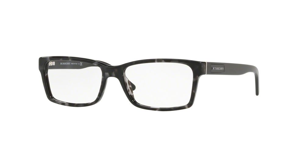 Burberry BE2108 Progressive Prescription Eyeglasses 3727-52 - Grey Havana Frame