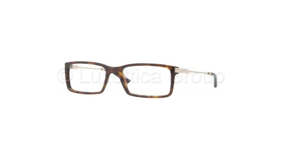 Burberry BE2113 Progressive Prescription Eyeglasses 3002-5217 - Dark Havana Frame