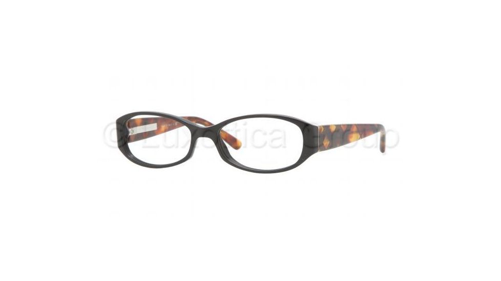 Burberry BE2118 Single Vision Prescription Eyeglasses 3329-5216 - Black Frame