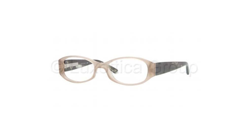 Burberry BE2118 Single Vision Prescription Eyeglasses 3338-5016 - Beige Frame