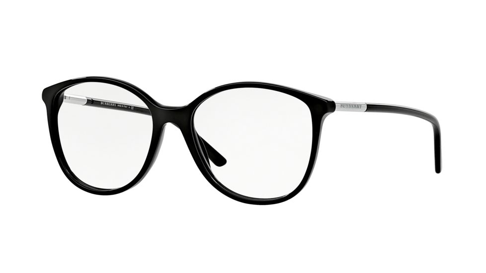 Burberry BE2128 Progressive Prescription Eyeglasses 3001-5416 - Black Frame