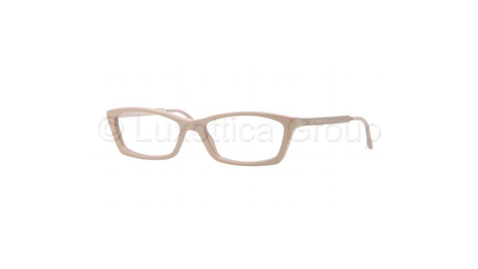 Burberry BE2129 Single Vision Prescription Eyeglasses 3281-5315 - Nude Frame
