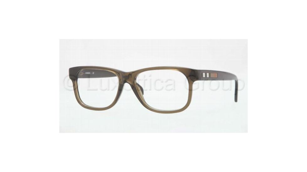 Burberry BE2136 Bifocal Prescription Eyeglasses 3010-5200 - Olive Green Frame
