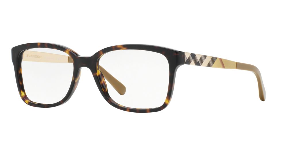Burberry BE2143 Progressive Prescription Eyeglasses 3002-53 - Dark Havana Frame