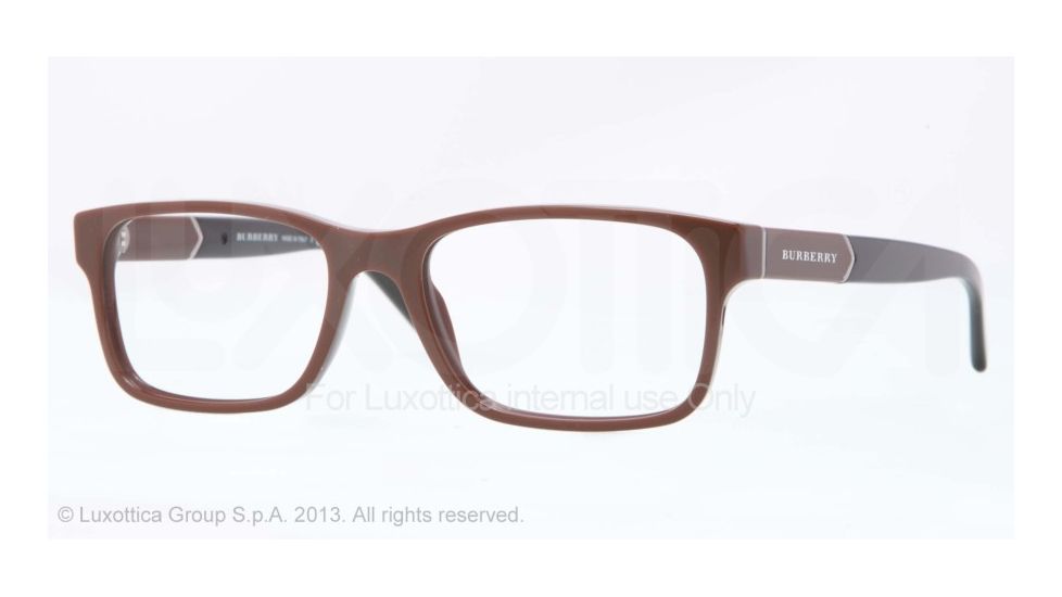Burberry BE2150 Bifocal Prescription Eyeglasses 3404-53 - Brown Frame