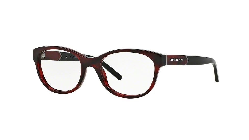 Burberry BE2151 Bifocal Prescription Eyeglasses 3322-52 - Red Havana Frame