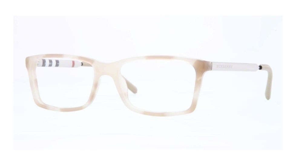 Burberry BE2159Q Bifocal Prescription Eyeglasses 3427-52 - Beige Havana Frame