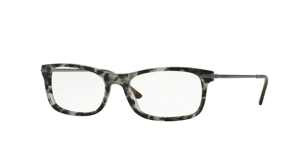 Burberry BE2195 Bifocal Prescription Eyeglasses 3534-53 - Matte Grey Havana Frame