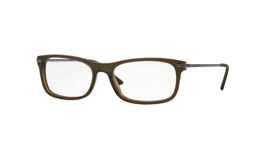 Burberry BE2195 Bifocal Prescription Eyeglasses 3535-53 - Matte Olive Green Frame