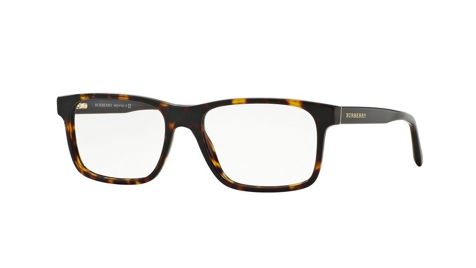 Burberry BE2198 Progressive Prescription Eyeglasses 3002-53 - Dark Havana Frame