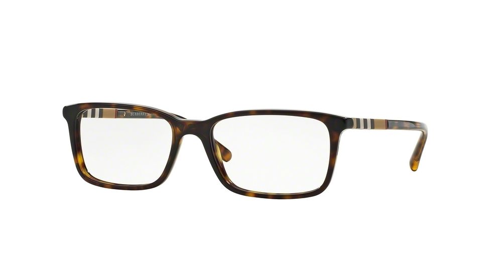 Burberry BE2199F Progressive Prescription Eyeglasses 3002-55 - Dark Havana Frame